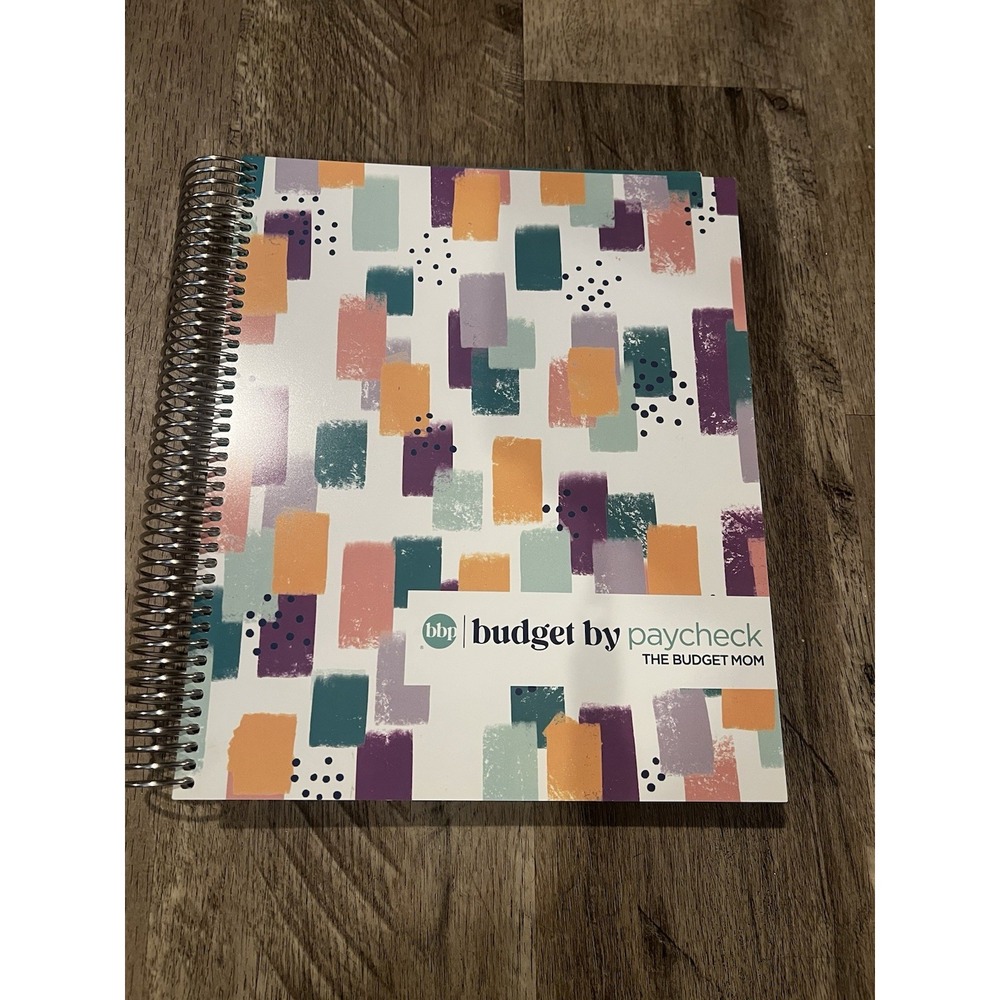 The Budget Mom Budget by Paycheck Workbook Planner Personal Finance Light Use